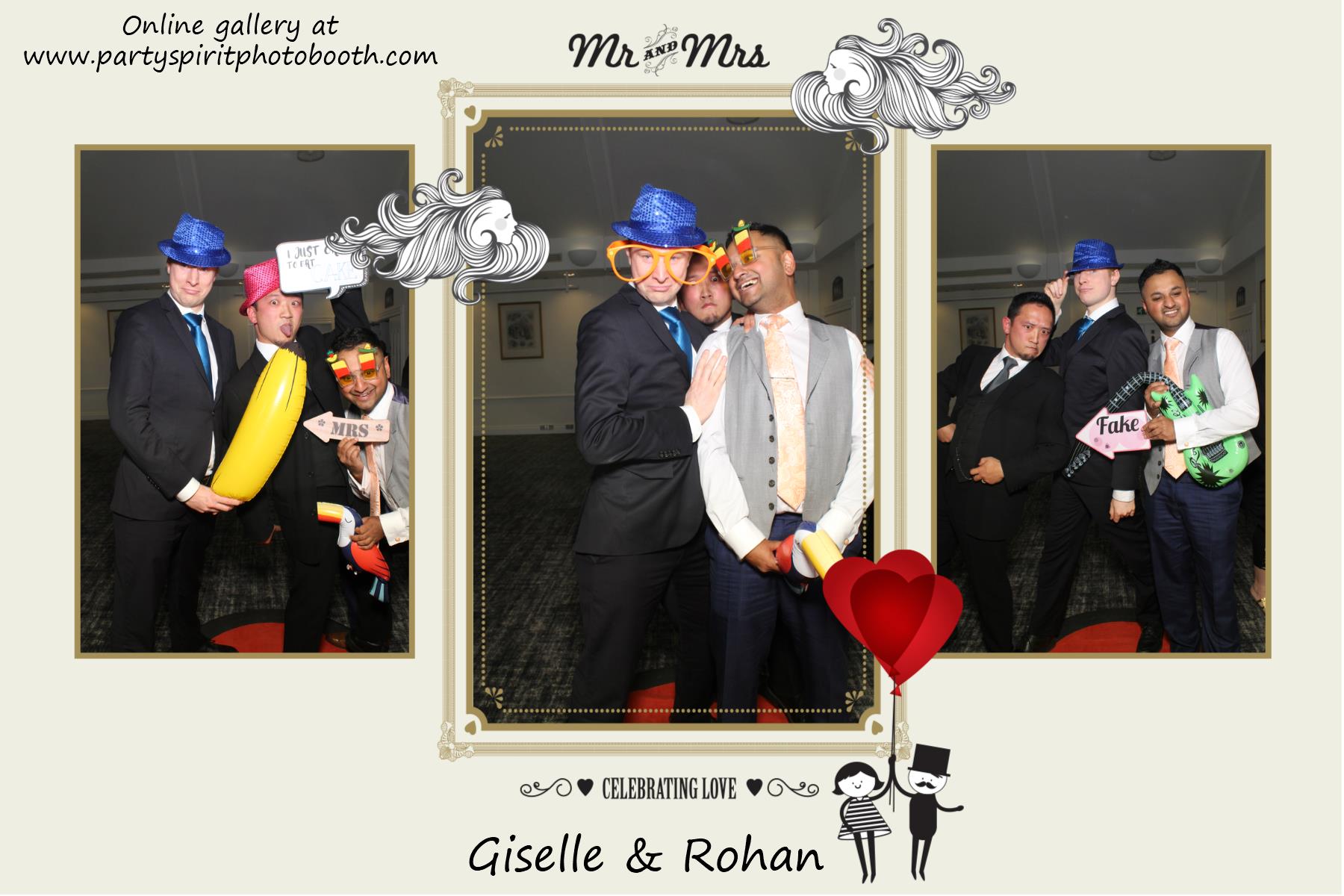 Giselle and Rohan's Wedding | View more photos from the event at gallery.partyspiritphotobooth.com/u/PartySpiritPhotoBooth/Giselle-and-Rohans-Wedding